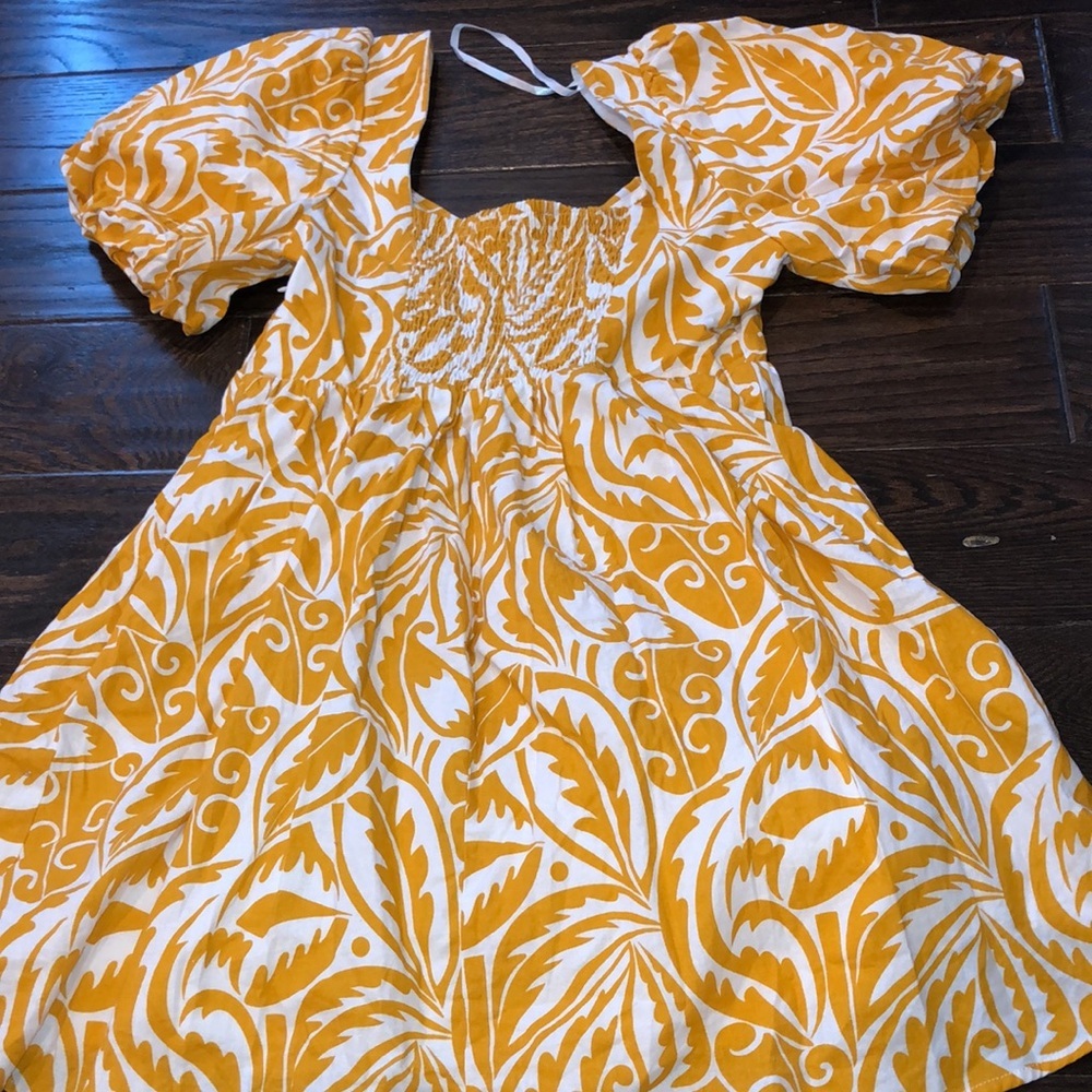 Loveriche mustard color boho dress size medium - Picture 6 of 6